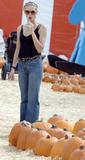 Heidi Klum sexy with her black blank top at Mr Bones Pumpkin Patch in West Hollywood