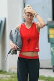 Anna Kournikova - Candids leaving a Miami beach gym